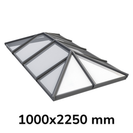 1000 x 2250 mm Korniche Style #7 Aluminium Roof Lantern.