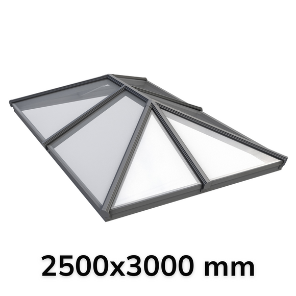 2500 x 3000 mm Korniche Style #4 Aluminium Roof Lantern.