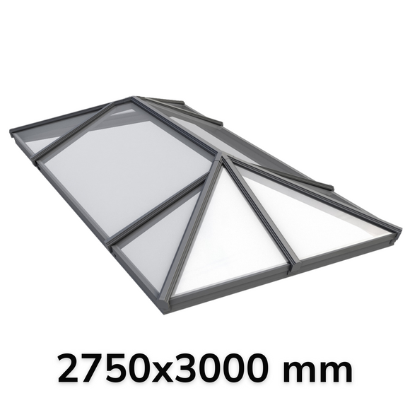 2750 x 3000 mm Korniche Style #8 Aluminium Roof Lantern.