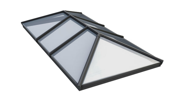 850 x 2500 mm Korniche Style #3 Aluminium Roof Lantern.