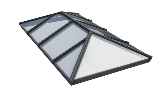 1000 x 6000 mm Korniche Style #6 Aluminium Roof Lantern.