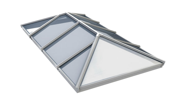 1000 x 6000 mm Korniche Style #6 Aluminium Roof Lantern.