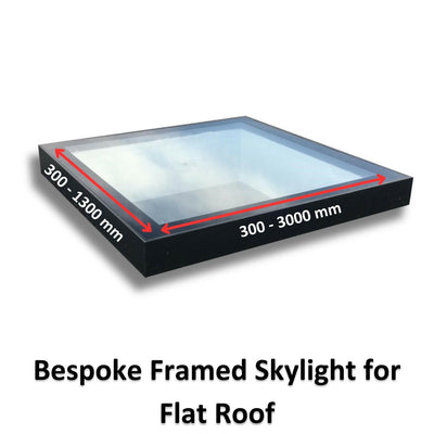 Bespoke Framed Skylight for Flat Roof.