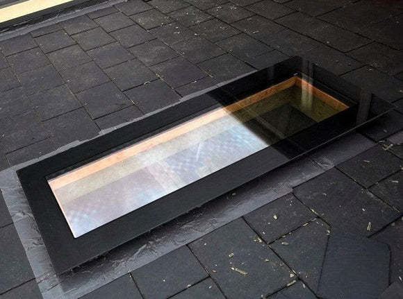 1200 x 2000 mm Frameless Skylight for Pitched Roof - Triple Glazed.