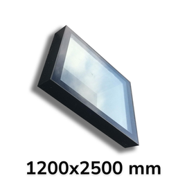 1200 x 2500 mm Framed Skylight for Pitched Roof.