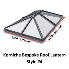 Korniche Bespoke Aluminium Roof Lantern Style #4.
