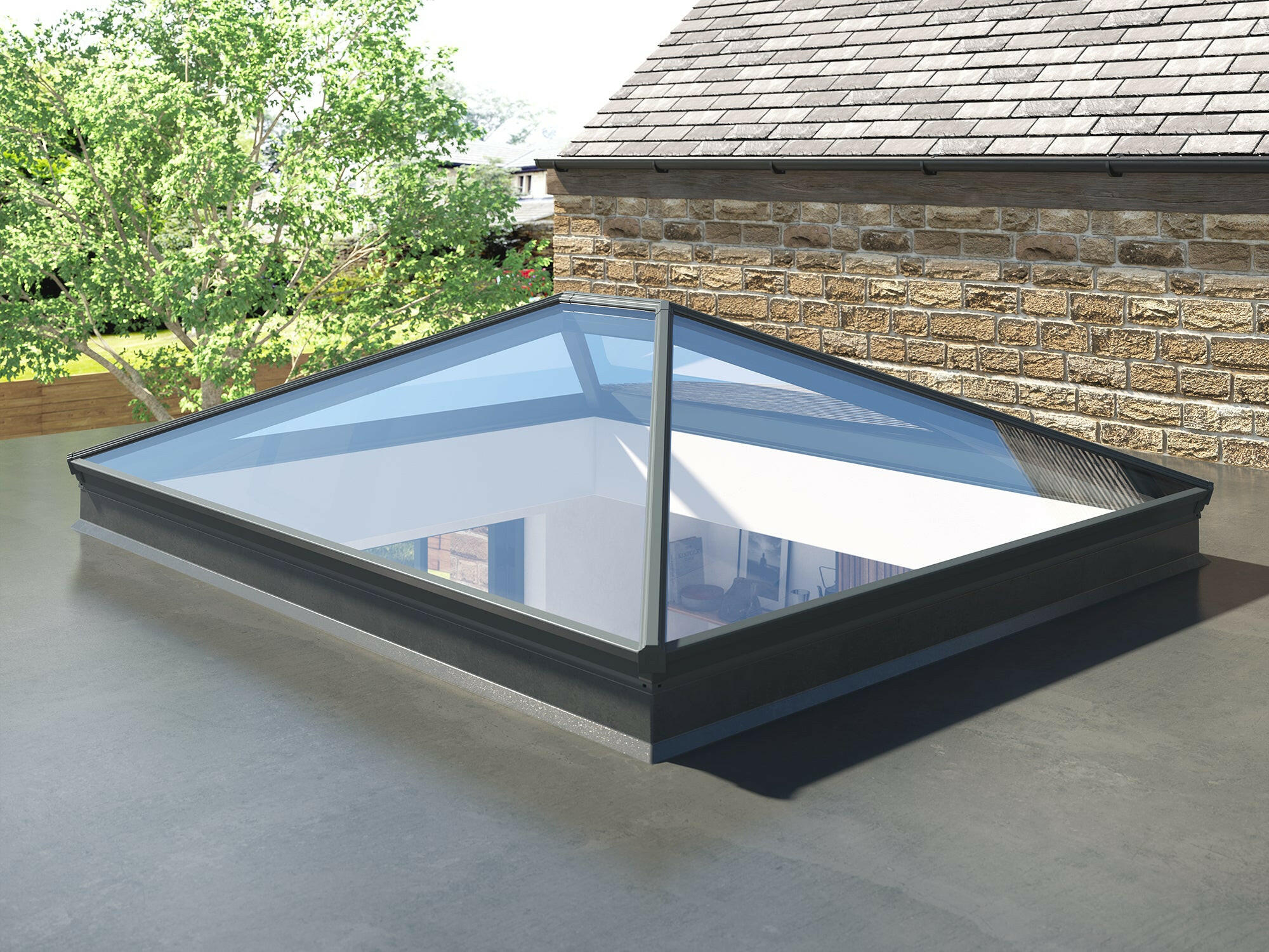Korniche Bespoke Aluminium Roof Lantern Style #1.