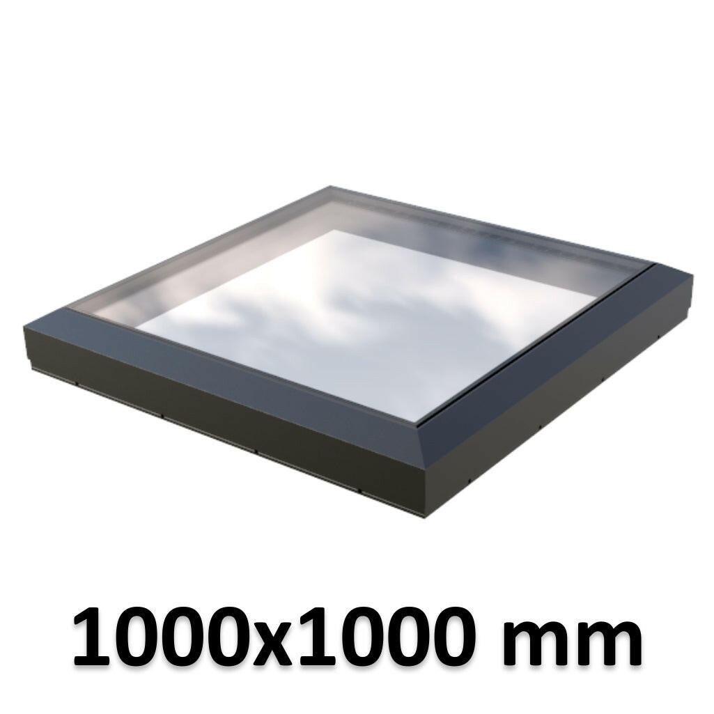 1000 x 1000 mm Fixed Glass Link Skylight | Premium Range.