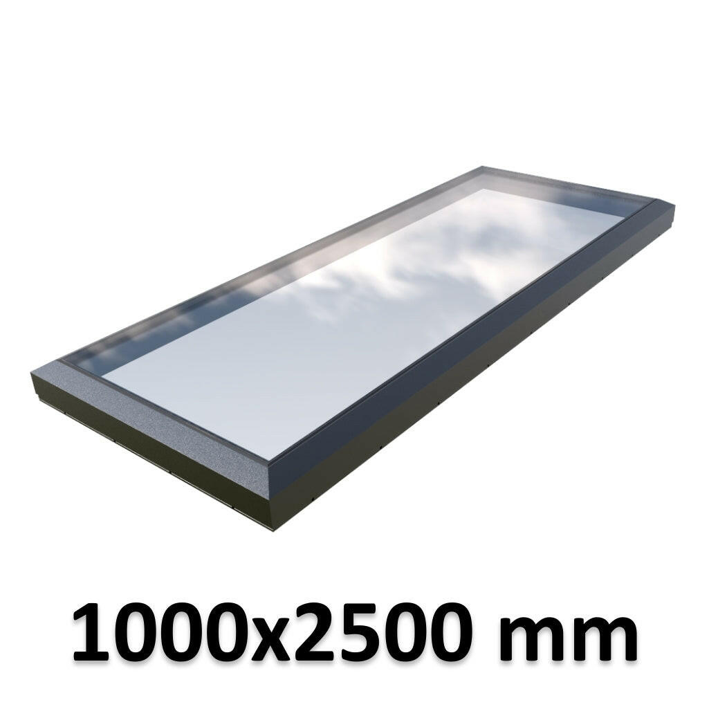 1000 x 2500 mm Fixed Glass Link Skylight | Premium Range.