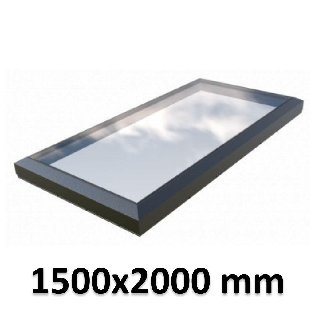 1500 x 2000 mm Fixed Glass Link Skylight | Premium Range.