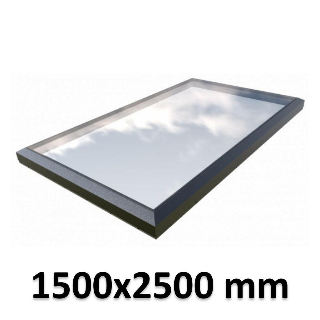 1500 x 2500 mm Fixed Glass Link Skylight | Premium Range.