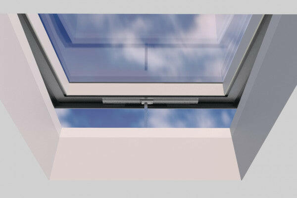 1000 x 1000 mm Electric Opening Glass Link Skylight | Premium Range.