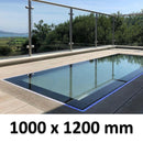 1000 x 1200 mm Frameless Walk-on Skylight.