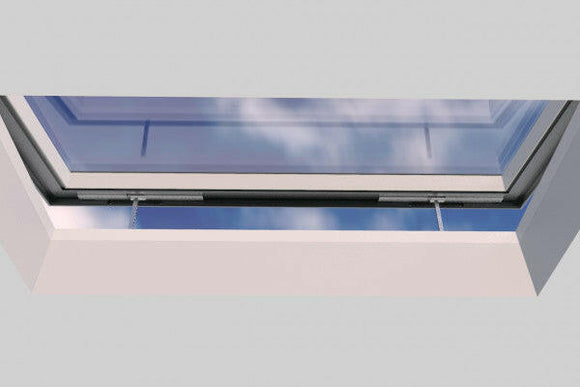 1000 x 2000 mm Electric Opening Glass Link Skylight | Premium Range.