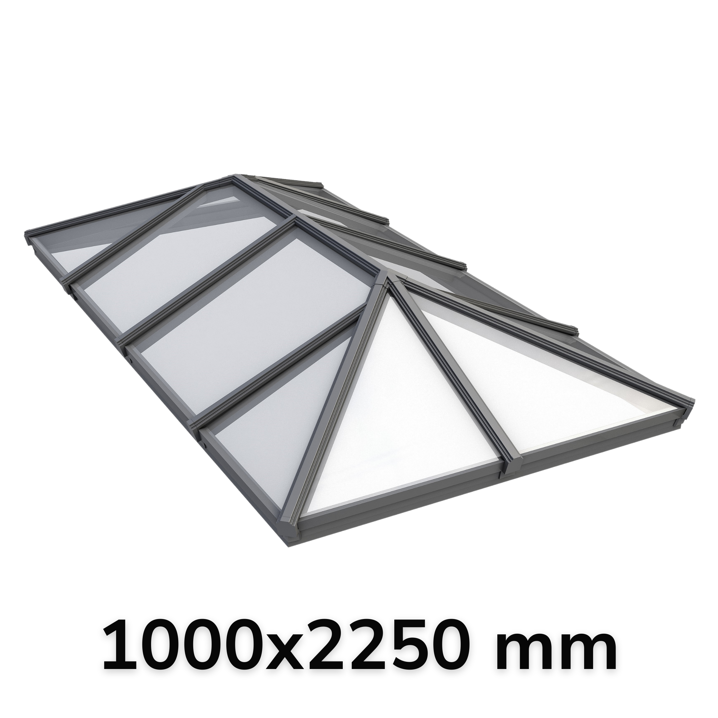 1000 x 2250 mm Korniche Style #7 Aluminium Roof Lantern