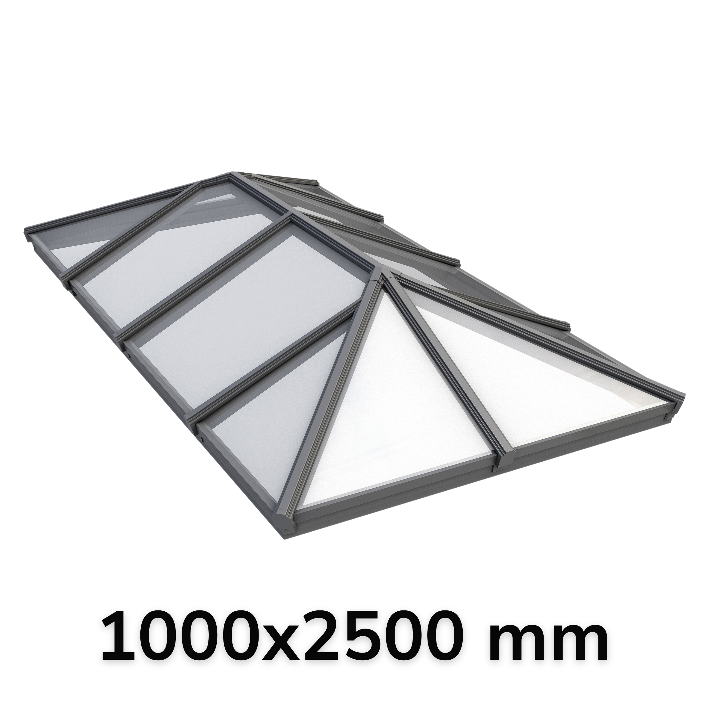 1000 x 2500 mm Korniche Style #7 Aluminium Roof Lantern