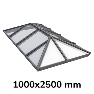 1000 x 2500 mm Korniche Style #7 Aluminium Roof Lantern.