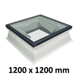 1200 x 1200 mm Brett Martin Flat Glass Access Hatch.
