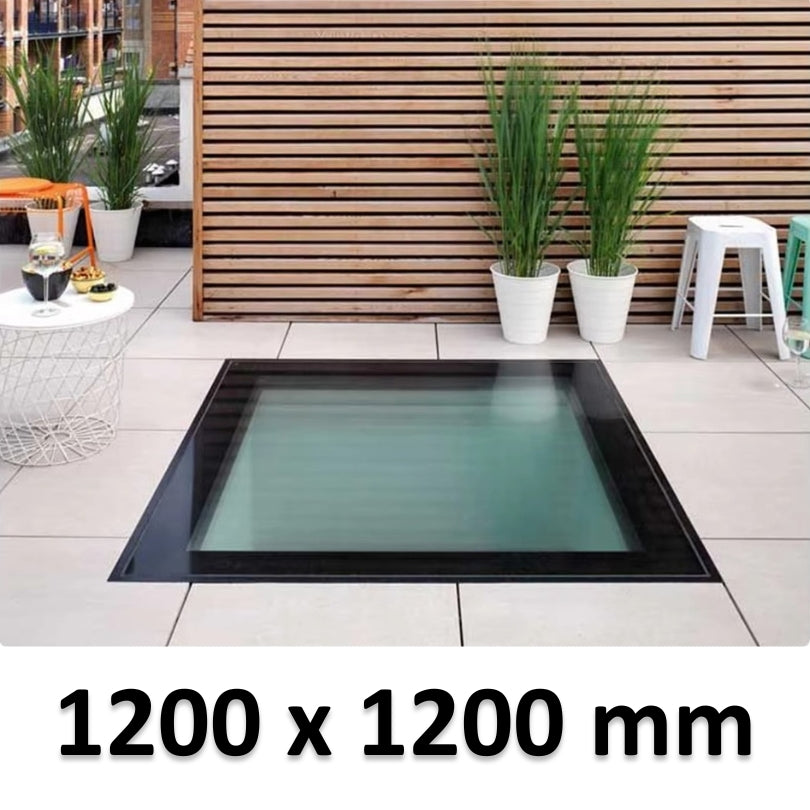 1200 x 1200 mm Framed Walk-on Skylight