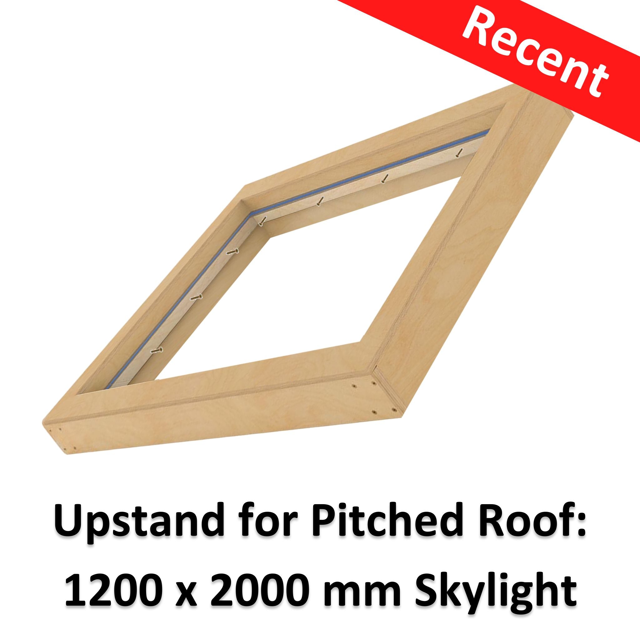 1200 x 2000 mm WBP Insulated Upstand for Pitched Roof