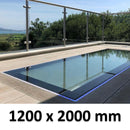 1200 x 2000 mm Frameless Walk-on Skylight.