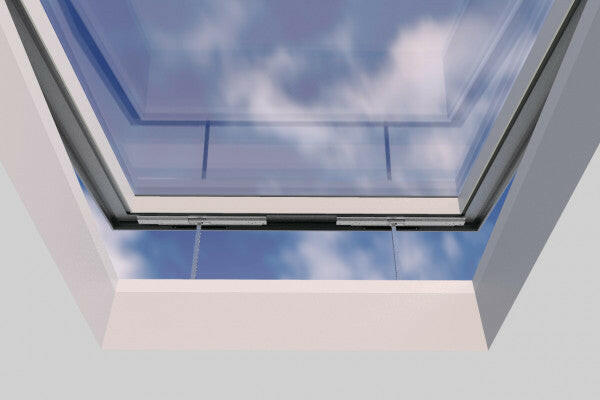 1500 x 1500 mm Electric Opening Glass Link Skylight | Premium Range.