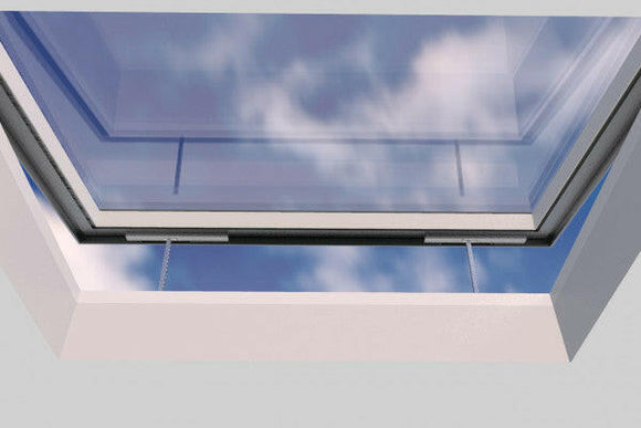 1500 x 2000 mm Electric Opening Glass Link Skylight | Premium Range.