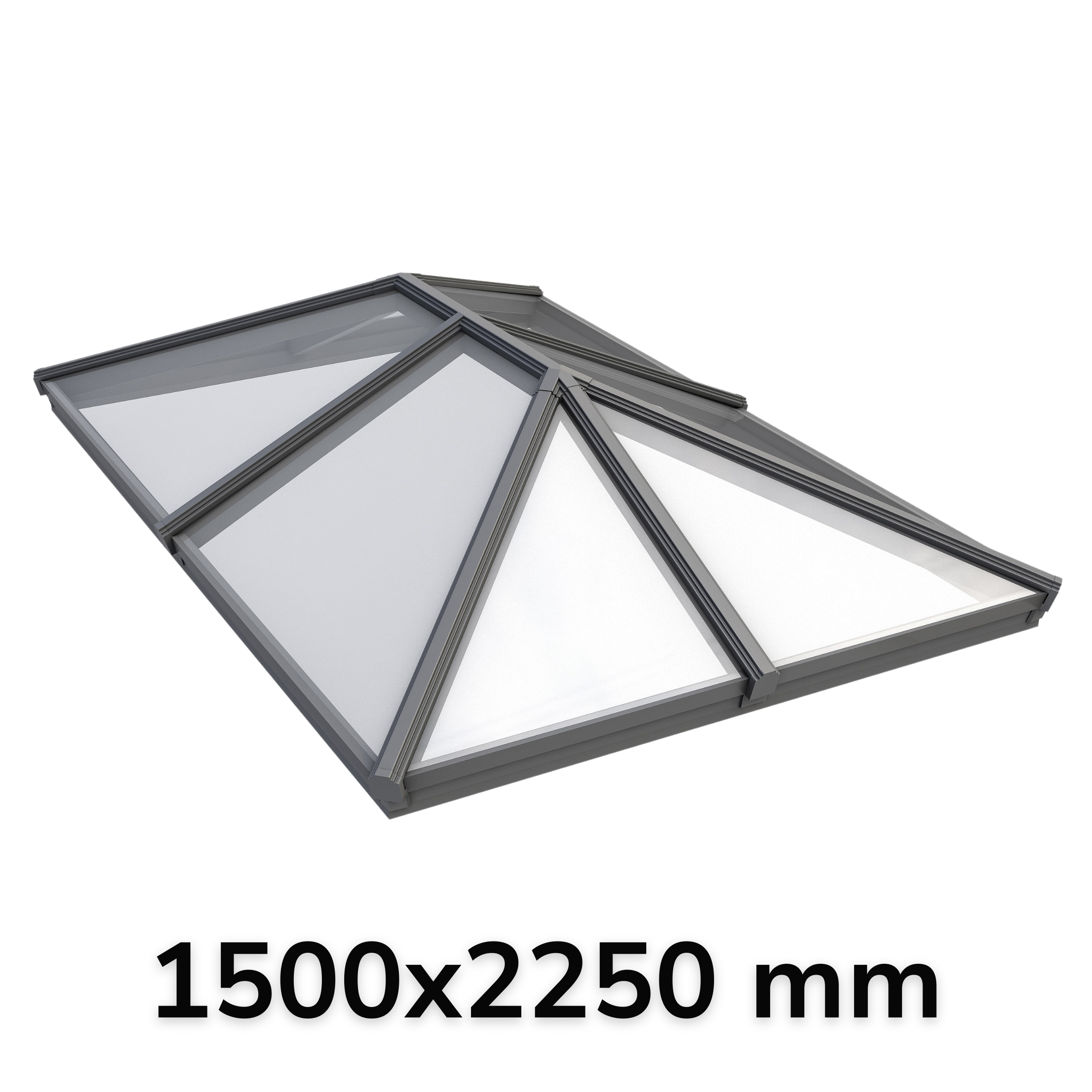 1500 x 2250 mm Korniche Style #4 Aluminium Roof Lantern