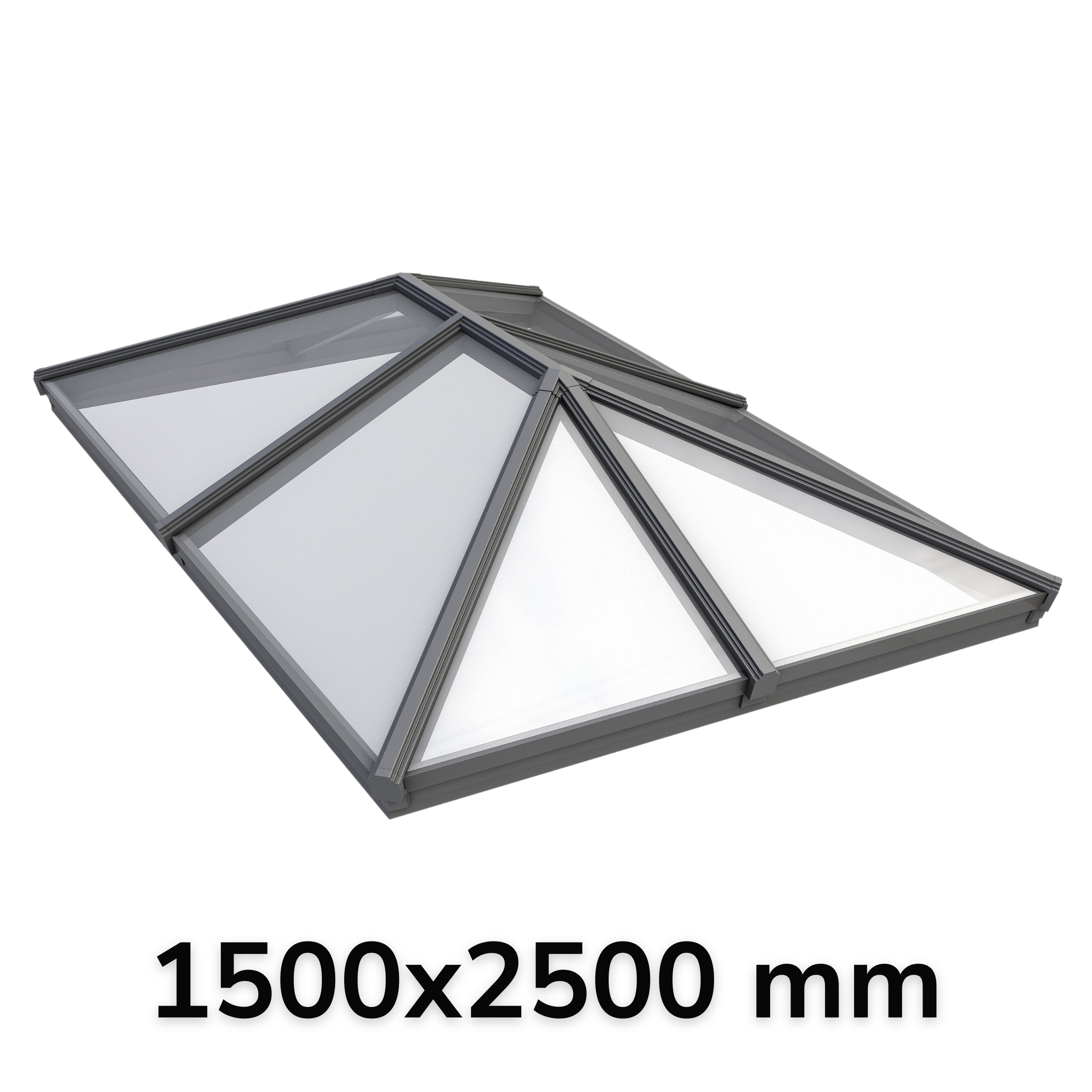 1500 x 2500 mm Korniche Style #4 Aluminium Roof Lantern