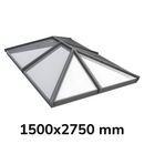 1500 x 2750 mm Korniche Style #4 Aluminium Roof Lantern.