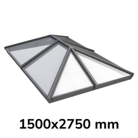 1500 x 2750 mm Korniche Style #4 Aluminium Roof Lantern.