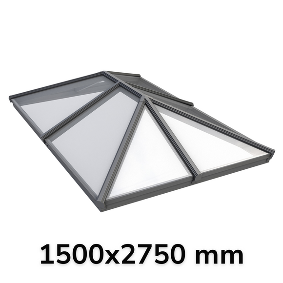 1500 x 2750 mm Korniche Style #4 Aluminium Roof Lantern.