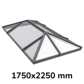 1750 x 2250 mm Korniche Style #8 Aluminium Roof Lantern.