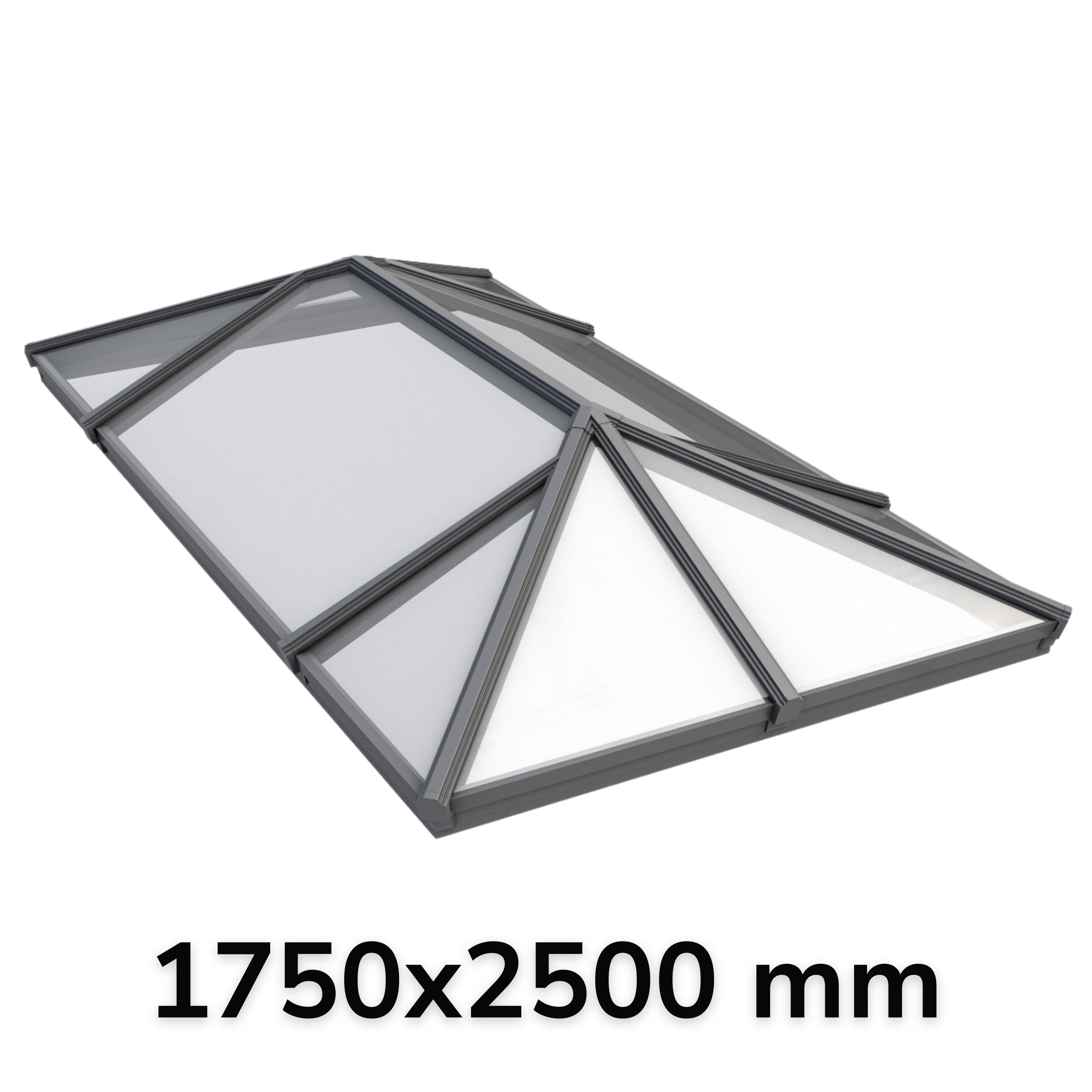 1750 x 2500 mm Korniche Style #8 Aluminium Roof Lantern