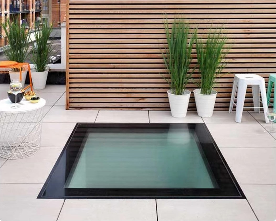 1500 x 3000 mm Framed Walk-on Skylight