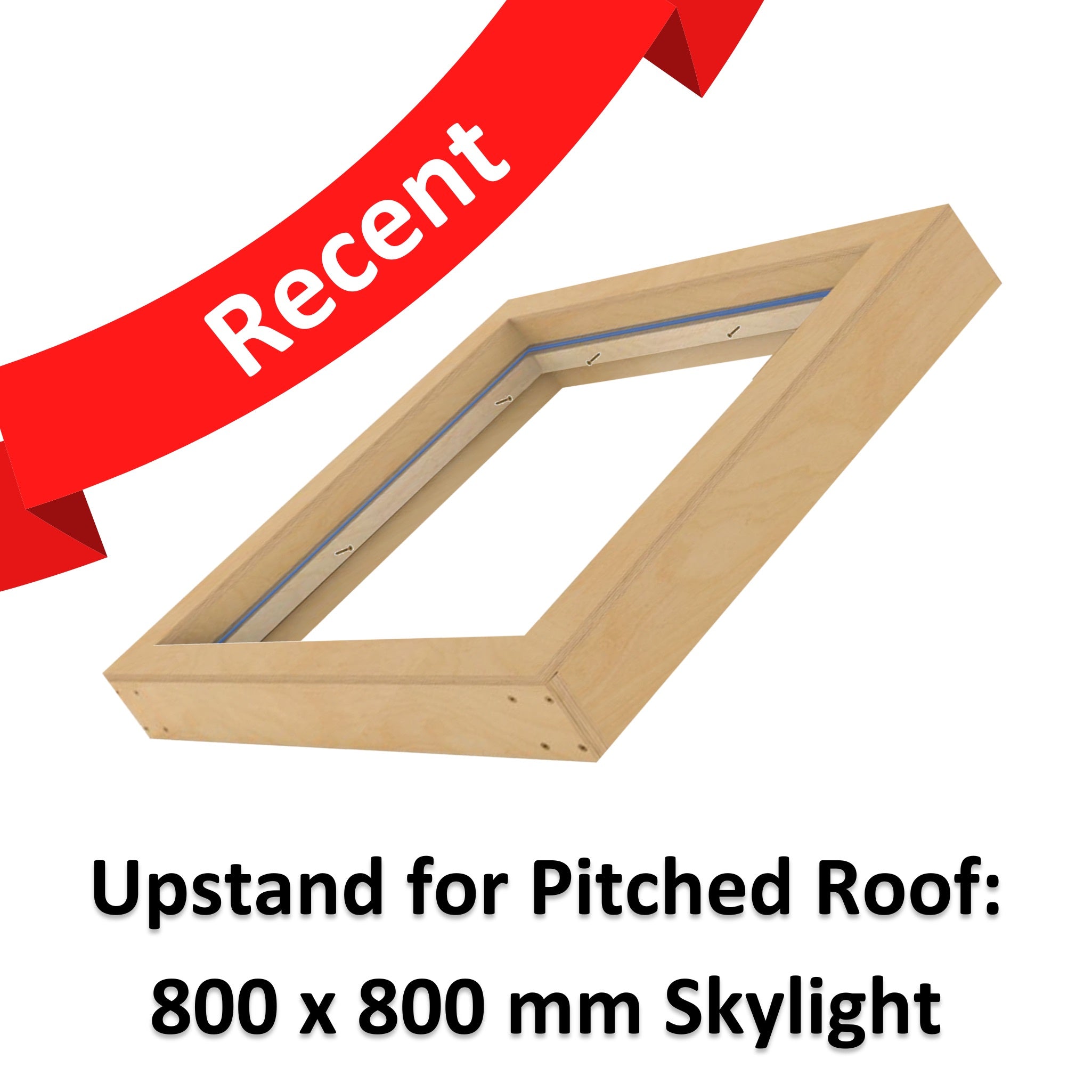 800 x 800 mm Insulated Upstand for Pitched Roof