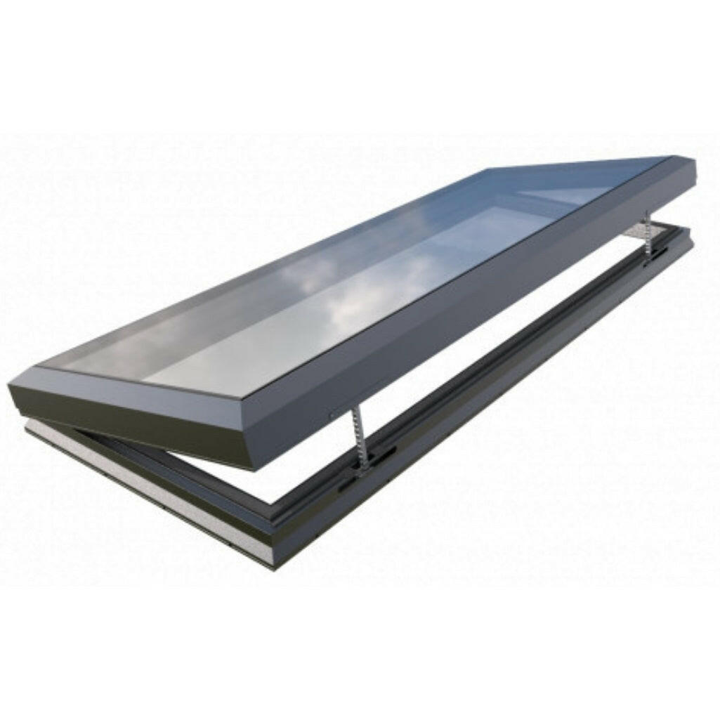 1000 x 2500 mm Electric Opening Glass Link Skylight | Premium Range.