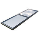 1500 x 5500 mm Fixed Glass Link Modular Skylight | 2 Fixed 0 Opening.