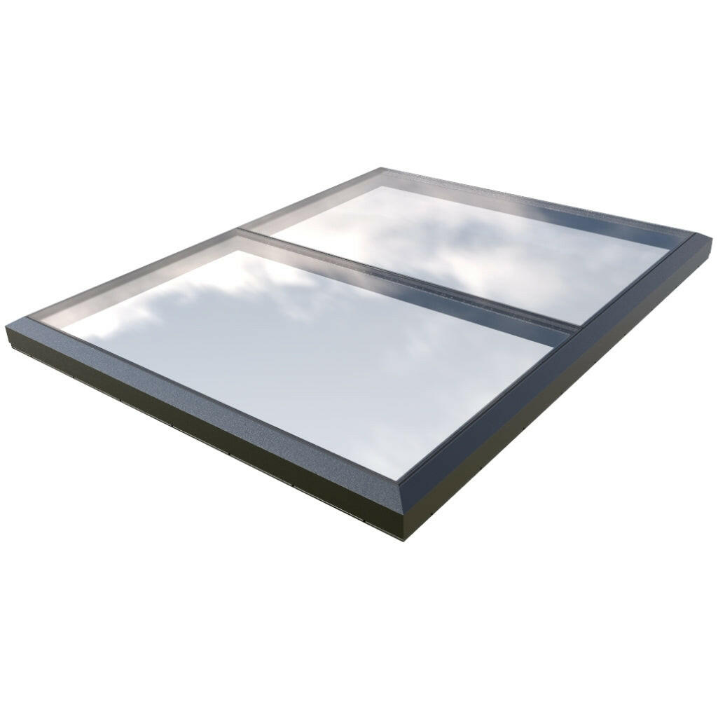 2000 x 2500 mm Fixed Glass Link Modular Skylight | 1 Fixed 0 Opening.