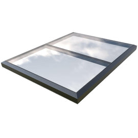 2000 x 2500 mm Fixed Glass Link Modular Skylight | 1 Fixed 0 Opening.