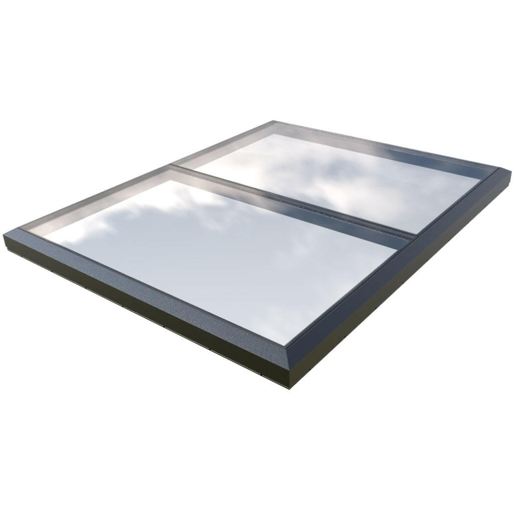 2000 x 3000 mm Fixed Glass Link Modular Skylight | 1 Fixed 0 Opening.