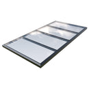2000 x 4500 mm Fixed Glass Link Modular Skylight | 2 Fixed 0 Opening.