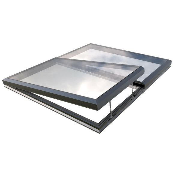 2500 x 3000 mm Electric Opening Glass Link Modular Skylight | 1 Fixed 1 Opening.