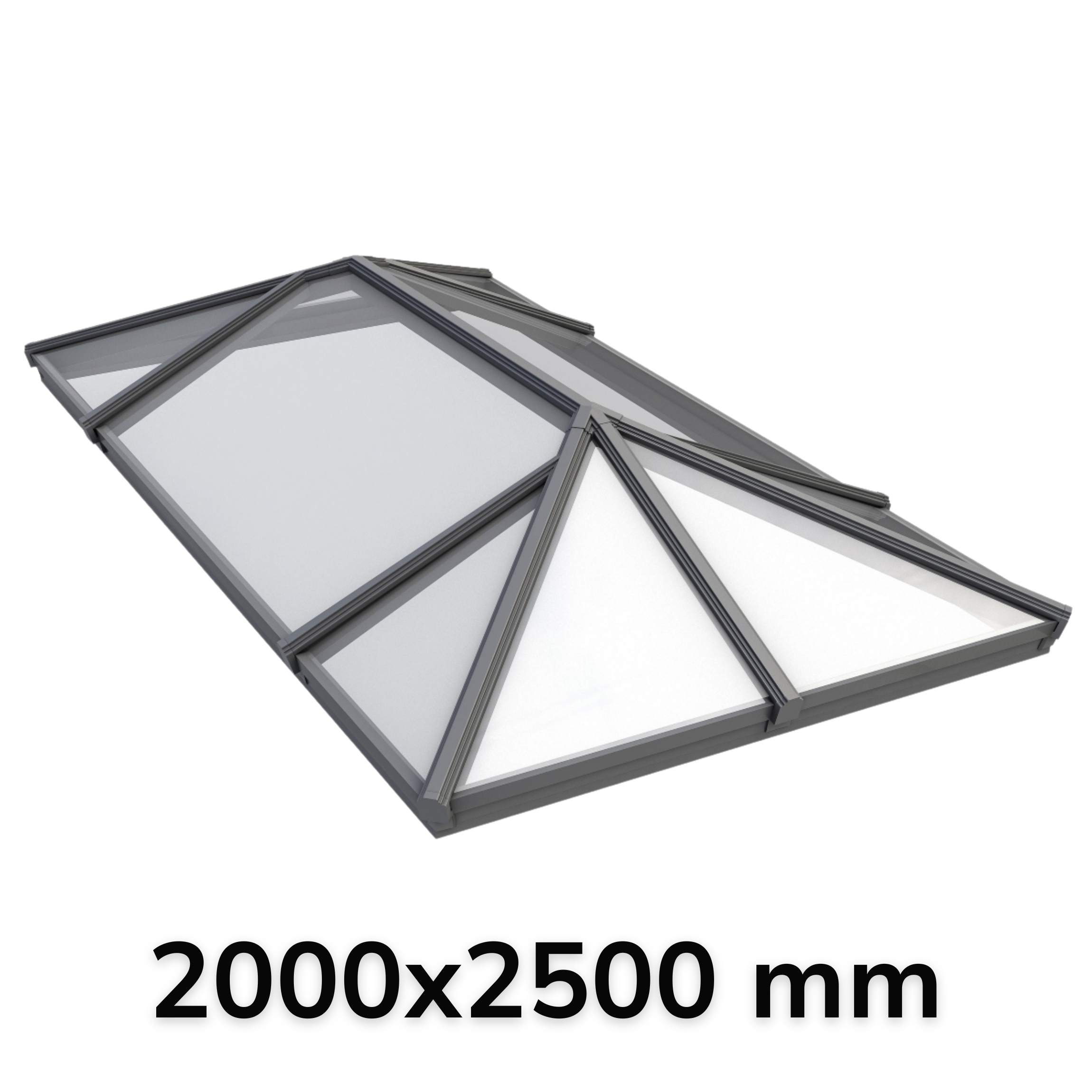 2000 x 2500 mm Korniche Style #8 Aluminium Roof Lantern