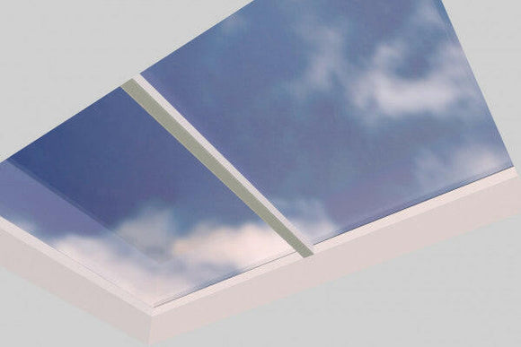 2000 x 3000 mm Fixed Glass Link Modular Skylight | 1 Fixed 0 Opening.
