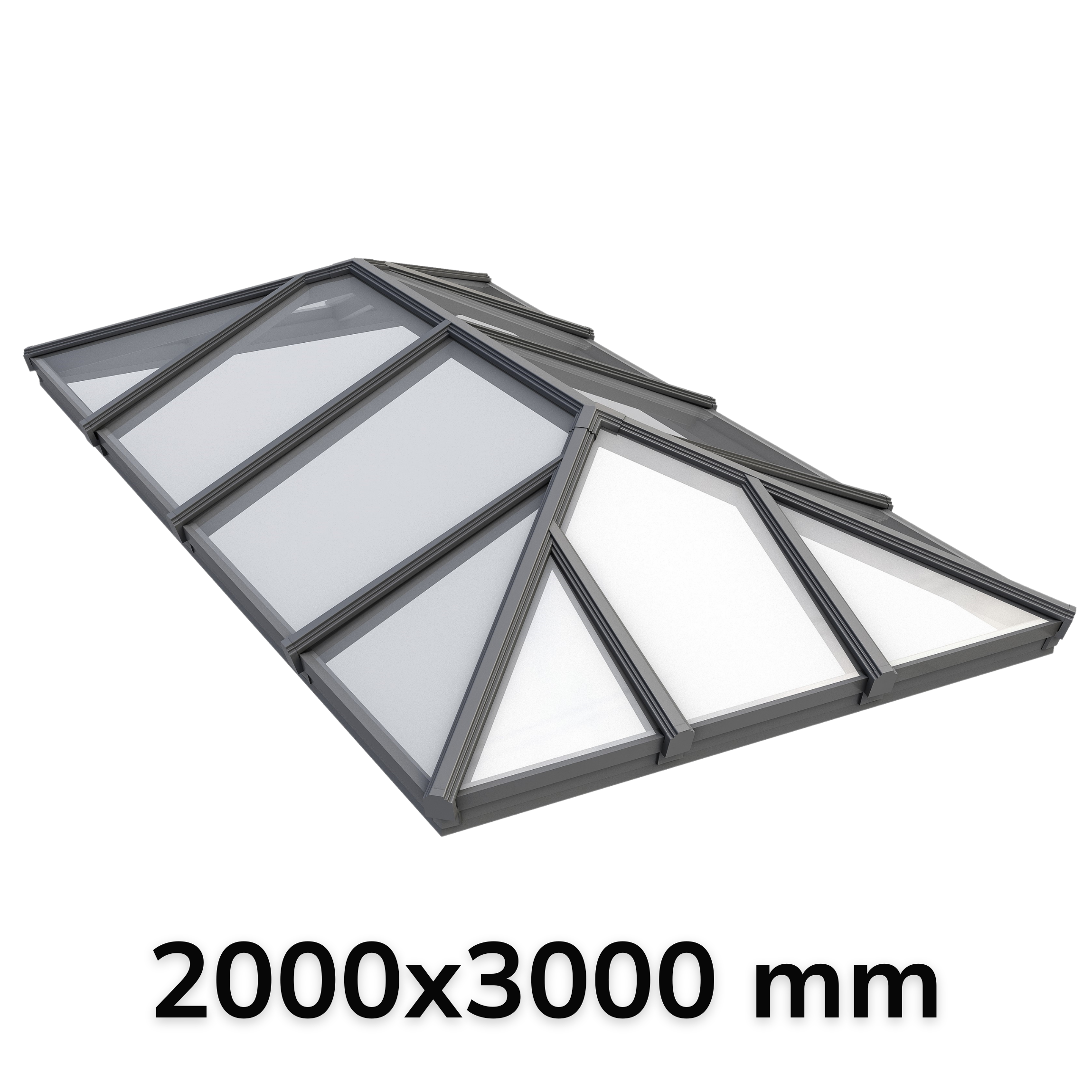 2000 x 3000 mm Korniche Style #9 Aluminium Roof Lantern