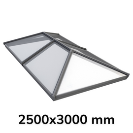 2500 x 3000 mm Korniche Style #2 Aluminium Roof Lantern.