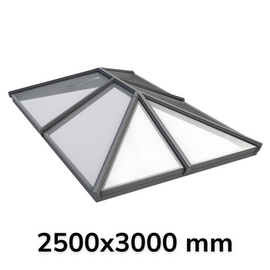 2500 x 3000 mm Korniche Style #4 Aluminium Roof Lantern.