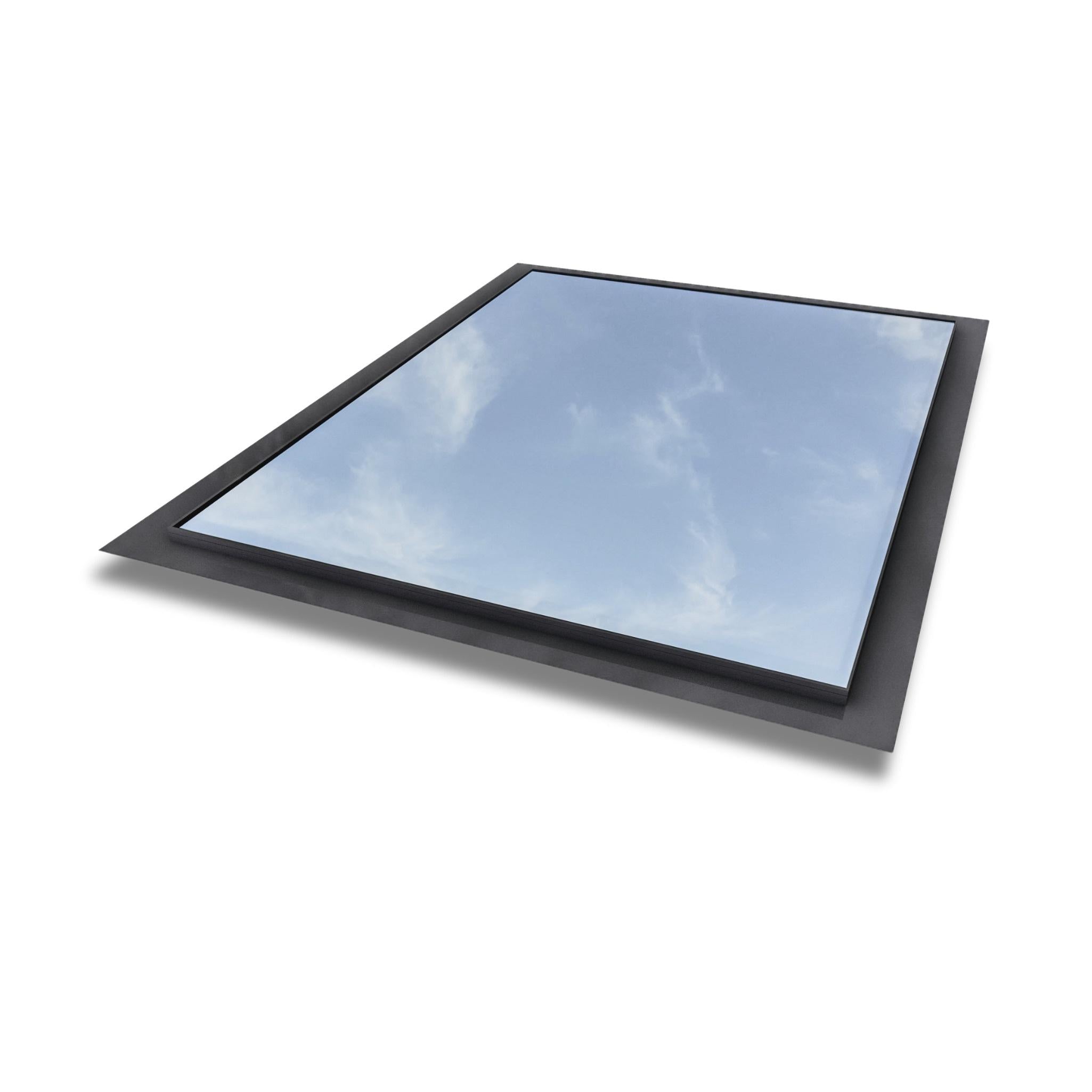 1500 x 2000 mm Frameless Skylight for Flat Roof - Triple Glazed