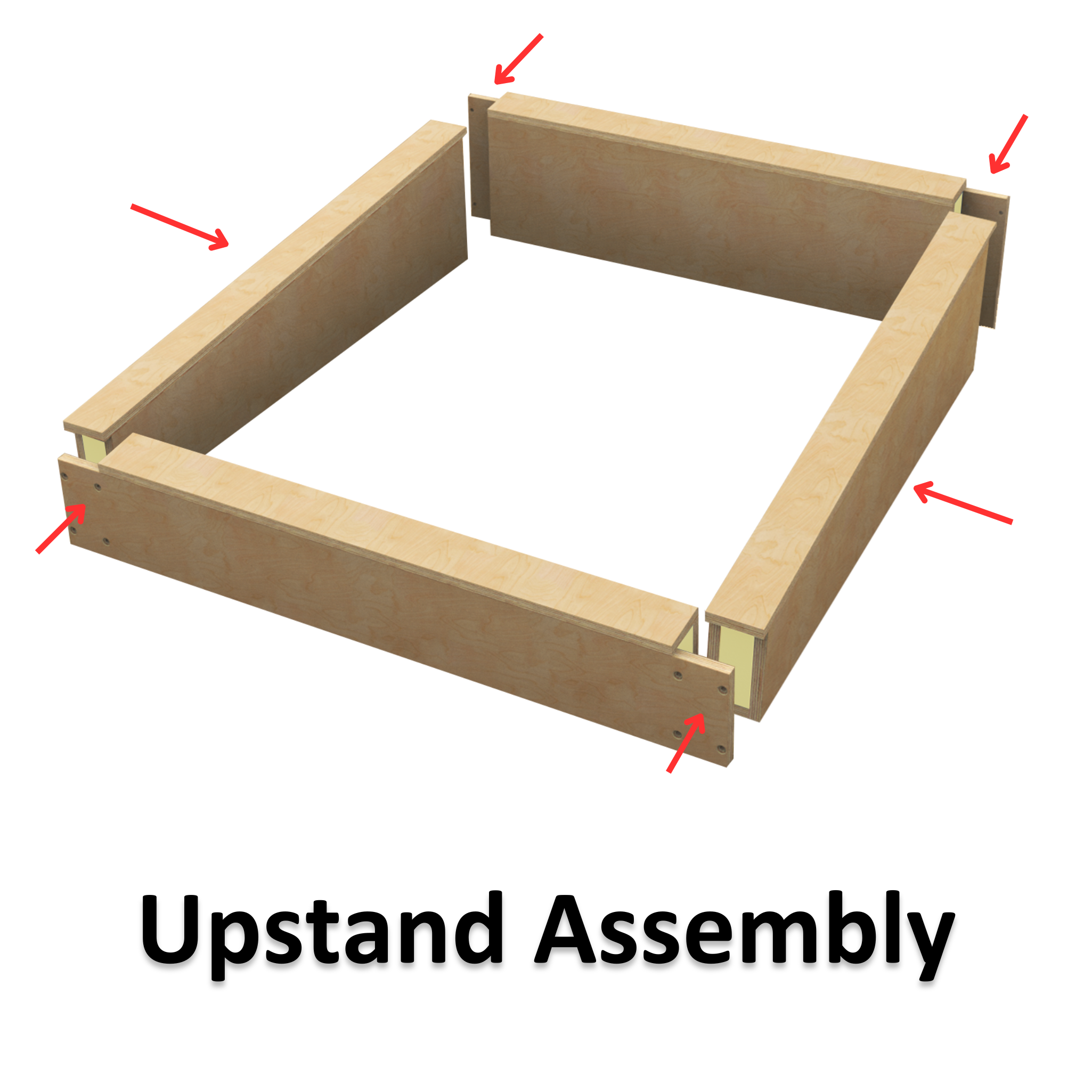 1500 x 2000 mm Insulated Upstand for Flat Roof